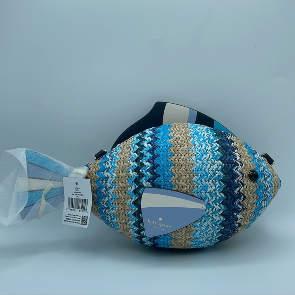 Kate Spade New York Fish Wicker Crossbody Bag ๐ฃ๐ - Picture 2 of 7